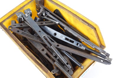 Lot 1557 - Box of forend irons