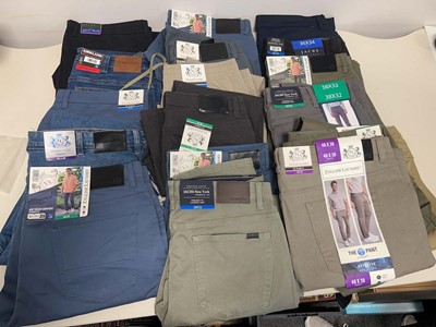 Lot 1703 - Approx. 18 pairs of men's trousers to include...