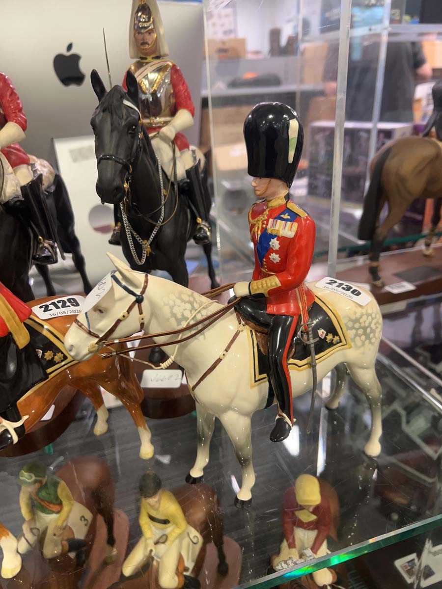 Lot 2130 - Beswick model of Duke of Edinburgh mounted on...