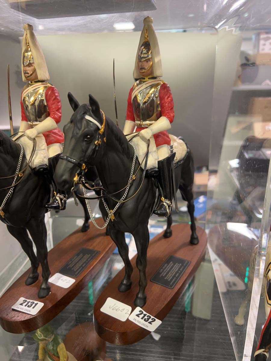 Lot 2132 - Beswick model of a Horse guard mounted on horse