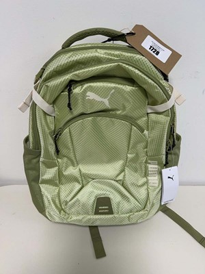 Lot 1728 - Puma backpack in 'pistachio green'
