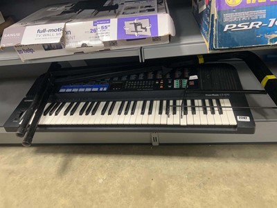 Lot 2247 - Casio tone bank CT670 keyboard with stand