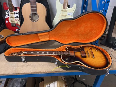 Lot 2262 - Epiphone 6 string electric guitar in brown,...
