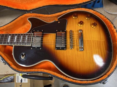 Lot 2262 - Epiphone 6 string electric guitar in brown,...