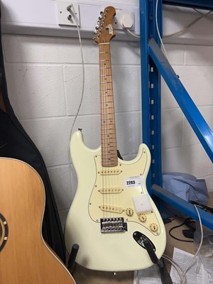 Lot 2263 - Jet 6 string electric guitar in cream