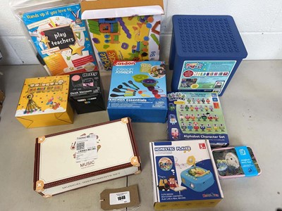 Lot 1848 - Selection of toys to include play teachers,...