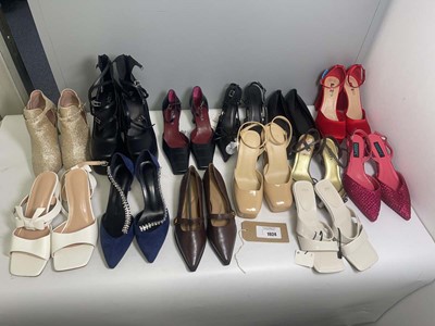 Lot 1924 - 13x Pairs of high heels in various styles to...