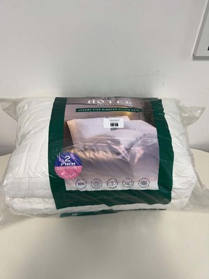 Lot 1818 - Snuggledown luxury side sleeper pillow pair