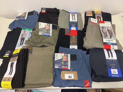 Lot 1821 - Approx. 15 mens trousers to include English...