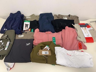 Lot 1824 - Approx. 14 branded items of clothing to...