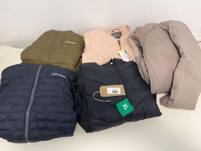 Lot 1826 - x5 mens and womens jackets to include Berghaus,...