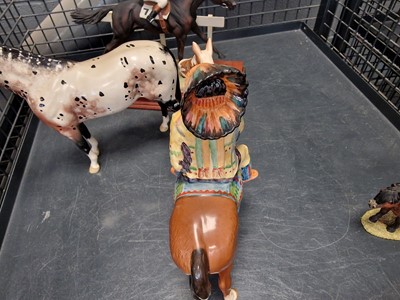 Lot 5634 - Qty of Beswick and other horses