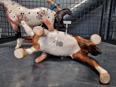 Lot 5634 - Qty of Beswick and other horses