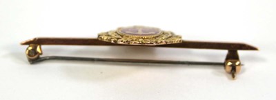 Lot 752 - A 9ct yellow gold Naval sweethearts brooch...