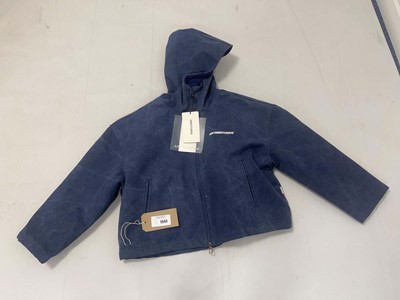 Lot 1944 - Eme Studios lizi navy trench jacket size XS
