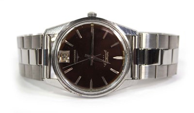 Lot 479 - A stainless steel automatic Conquest...