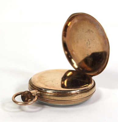 Lot 464 - A 9ct yellow gold open face pocket watch, the...