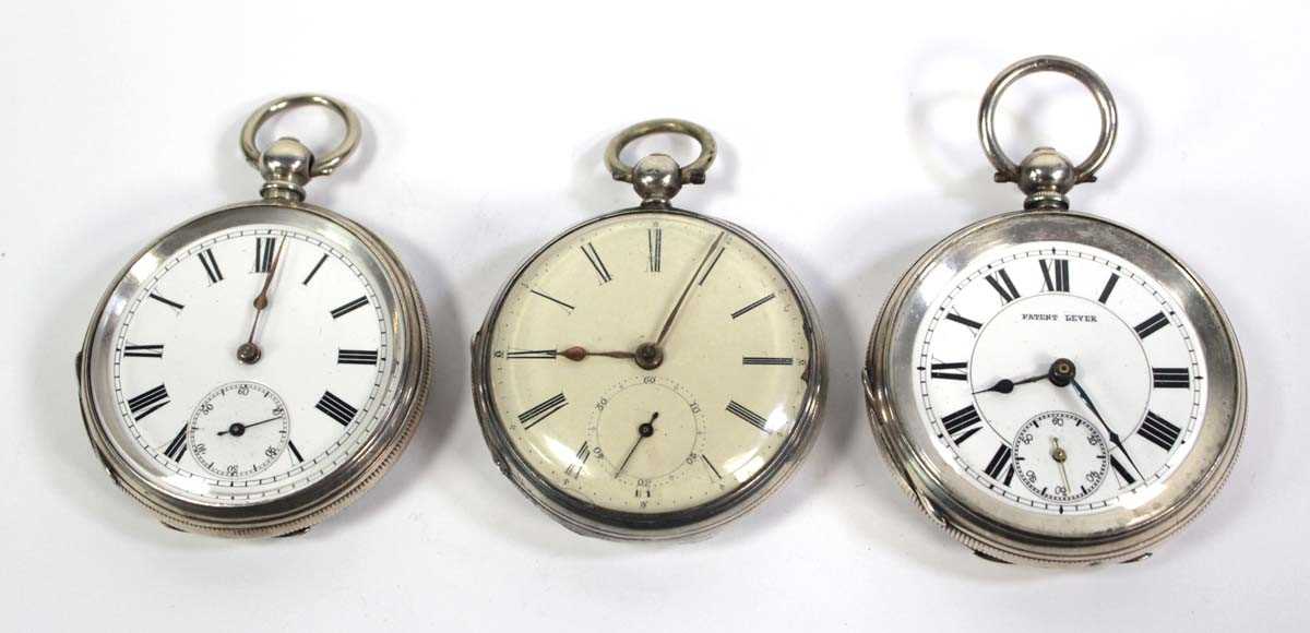 Lot 466 - A Victorian silver open face pocket watch by R....