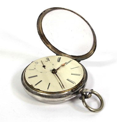 Lot 466 - A Victorian silver open face pocket watch by R....
