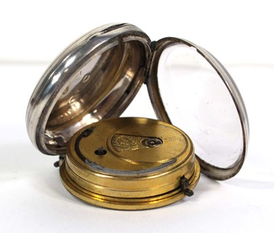 Lot 466 - A Victorian silver open face pocket watch by R....