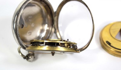 Lot 466 - A Victorian silver open face pocket watch by R....