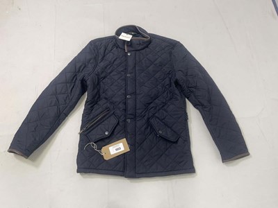 Lot 1953 - Barbour powell quilt jacket in navy size small