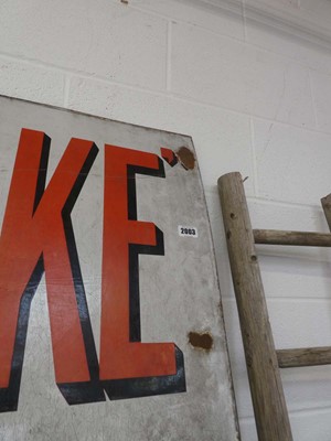 Lot Large enamelled advertising sign for Wills's...