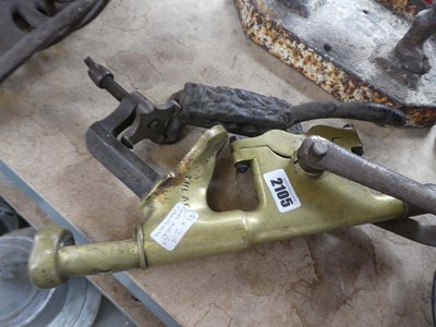 Lot Vintage cork screw compressor