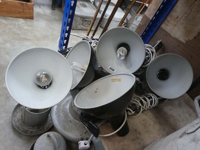 Lot 5 angle poise style lamps