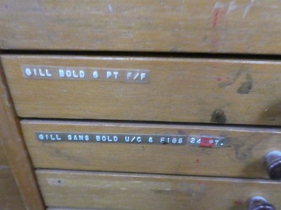 Lot Decorative wooden 8 drawer cabinet