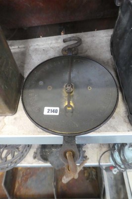 Lot 2140 - No. 202 Salters Trade meat weighing scales