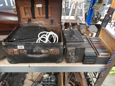 Lot Johnsons Optisiope glass slide projector no....