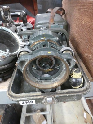 Lot Cased military surveying device with handheld...