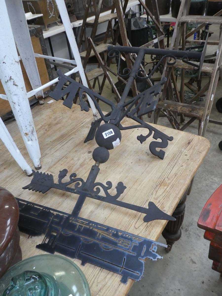 Lot Train themed weathervane