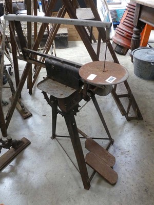 Lot Gem foot operated saw