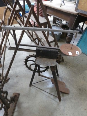 Lot Gem foot operated saw