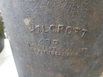 Lot Copper twin handled water tank inscribed...