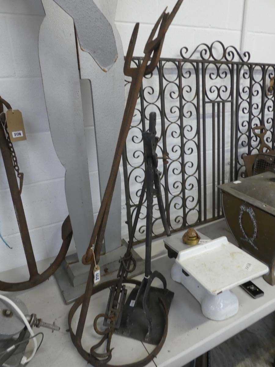 Lot Cart jack with potato sack holder and handled...