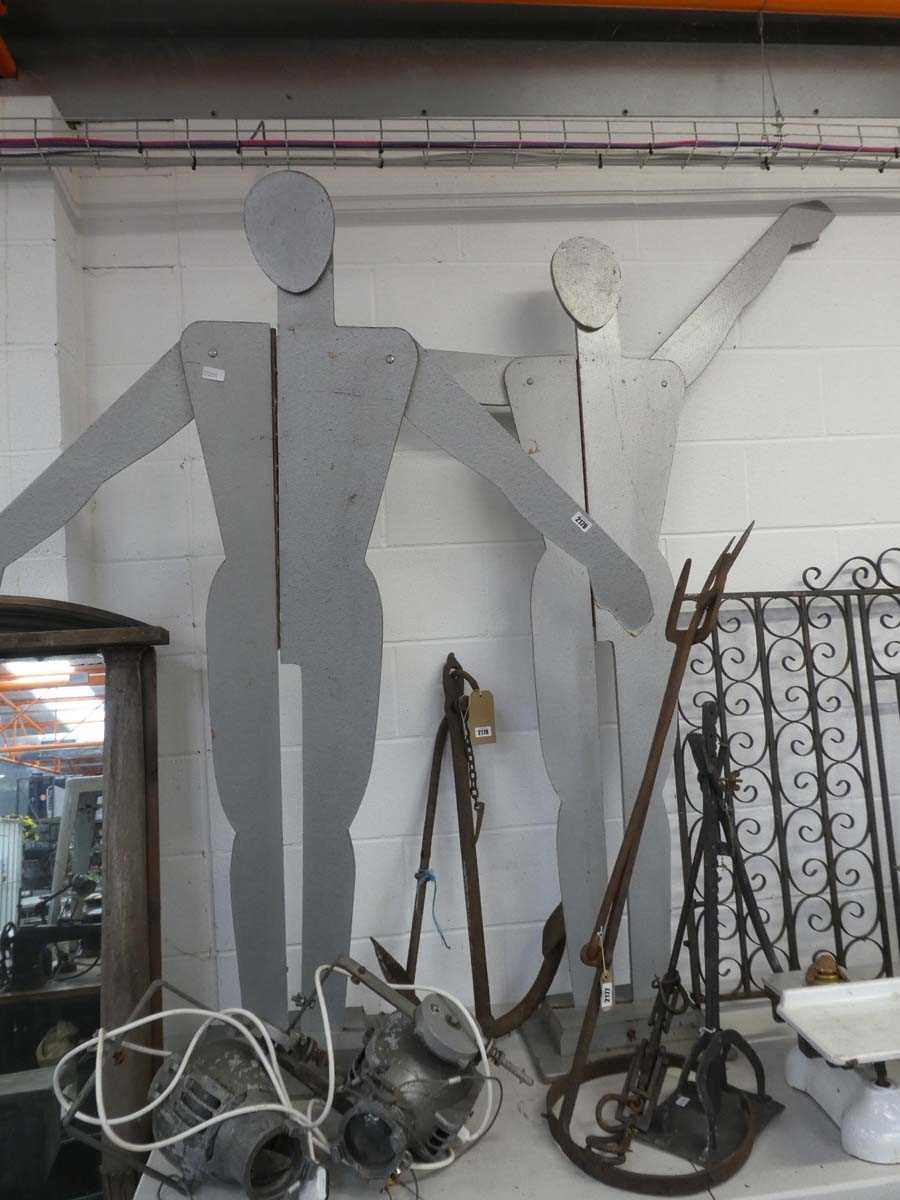 Lot Pair of 1960s/1970s style free standing...