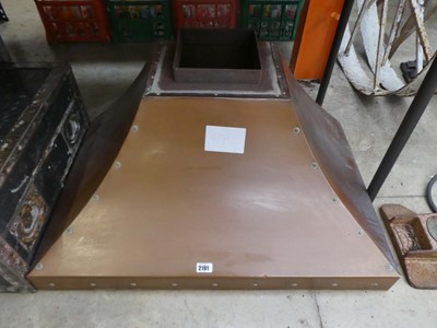 Lot Copper brass studded fire hood