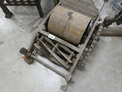 Lot Vintage 10" Marvel push along mower by The...