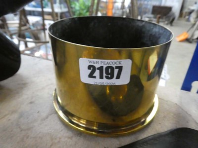 Lot Brass shell (4.5 HOWr dated 1917)