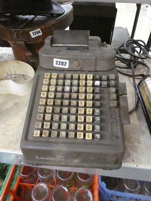 Lot Vintage Burroughs cash register