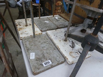 Lot Assorted lavatory stands