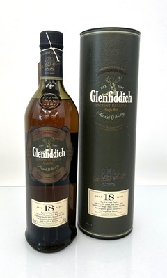 Lot 89 - A bottle of Glenfiddich 18 year old Ancient...