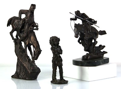 Lot 65 - After Frederic Remington (American, 1861-1909),...