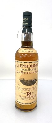 Lot 92 - A bottle of Glenmorangie 18 year old Single...