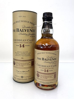 Lot 93 - A bottle of The Balvenie Caribbean Cask 14...