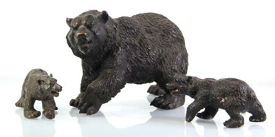 Lot 70 - A brown-patinated metalwares figure modelled...
