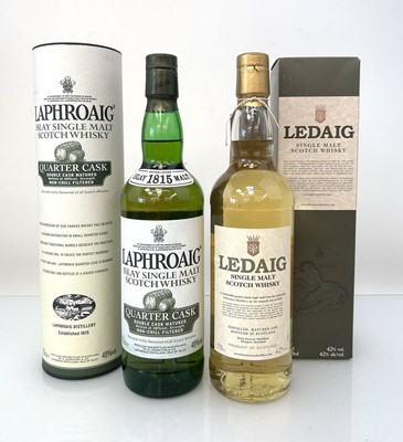 Lot 95 - 2 bottles of Single Malt Scotch Whisky, 1x...